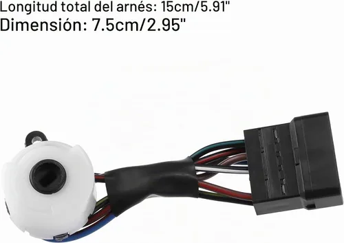 Vista 5 de X AUTOHAUX 84450-35130 Llave del interruptor de encendido para Toyota Hilux
