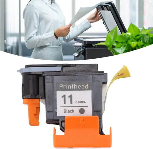 Vista 7 de Cabezal de impresión para HP 100 110 111 500 510 800 813 850, tinta negra, material ABS, accesorio de impresora