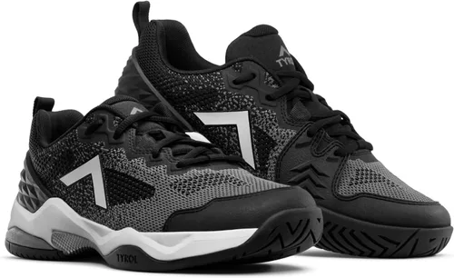 Vista 3 de Tyrol Zapatos de pickleball Smash para hombre, NegroPerla Humo