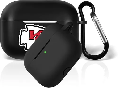 Vista 39 de Funda protectora de silicona para 49ers compatible con AirPods de 1ª/2ª generación, funda de carga, llavero