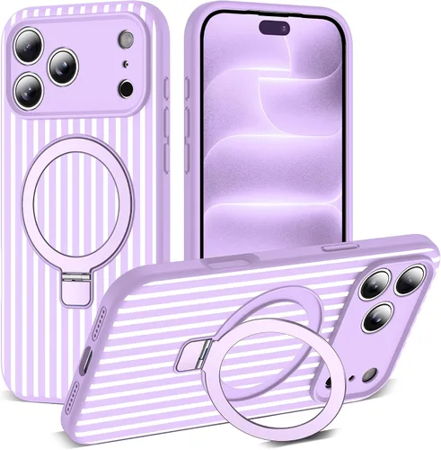 Vista 76 de SKYLMW Funda diseñada para iPhone 11 con soporte magnético invisible Compatible con Mag-Safe, a prueba de caídas de grado militar, a prueba de Negro