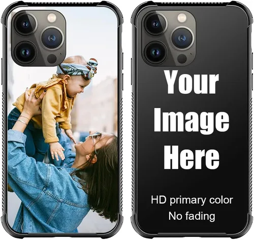 Vista 25 de Funda personalizada para iPhone, funda transparente de TPU suave a prueba de golpes, diseño de tus propias fundas de teléfono compatibles con Apple