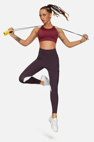 Vista 23 de Malla Queenieke 8030 de yoga, para correr, leggings con color combinado, para mujer