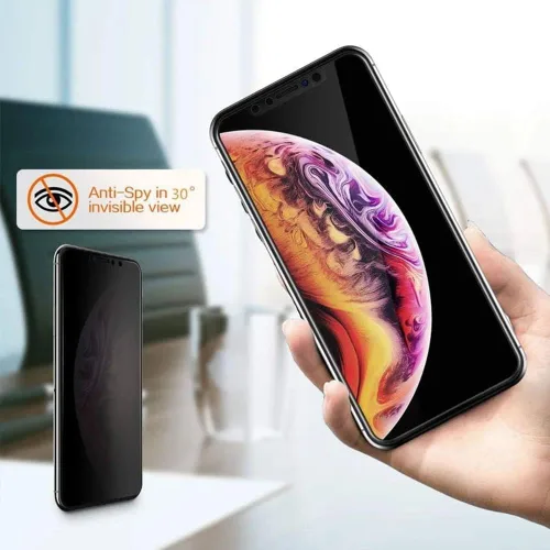 Vista 6 de Paquete de 2 protectores de pantalla de privacidad compatibles con iPhone 13 Pro Max / 14 Plus