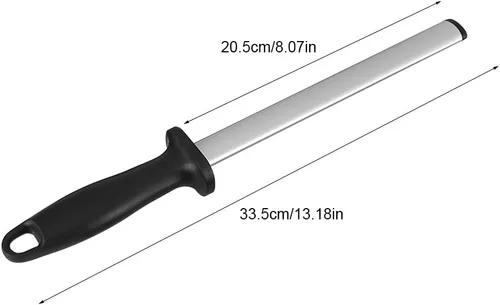 Vista 2 de Cuchillo de acero profesional Rod afilador de cuchillos herramienta de afilado para restaurante de hotel