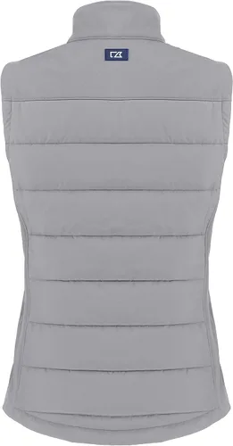 Vista 2 de Cutter & Buck Chaleco reciclado con cremallera completa para mujer Evoke Hybrid Eco Softshell