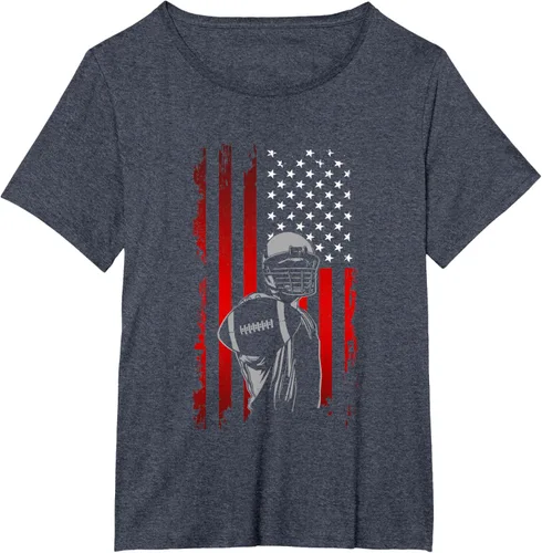 Vista 60 de Camiseta de fútbol americano, Negro