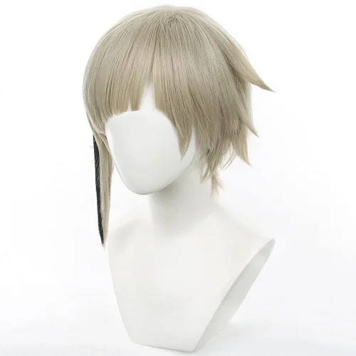 Vista 19 de Peluca Misa Amane, Death Note Misa Amane, peluca de cosplay con gorra de peluca, longitud aproximada de 27.6 in