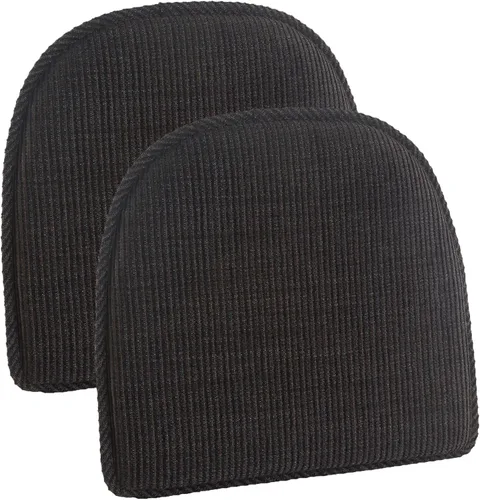 Vista 16 de Klear Vu Raindrop The Gripper - Cojines antideslizantes para silla, suaves y cómodos, almohadillas para asiento, almohadón para cocina, comedor u