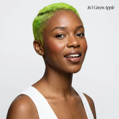 Vista 2 de Adore Tinte semipermanente verde para el cabello, vegano y sin crueldad, 4 onzas líquidas, 163 Green Apple (paquete de 1)