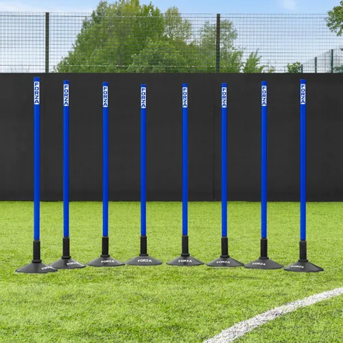 Vista 25 de FORZA Slalom - Bastones de agilidad Mejora la resistencia, la velocidad y el juego de pies Opciones de color, tamaño y base de goma disponibles