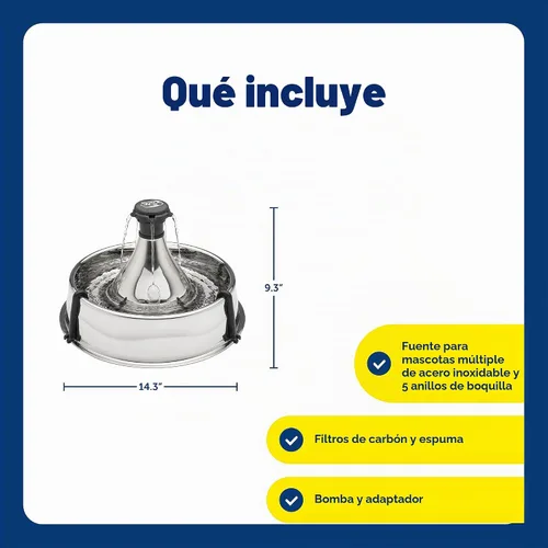 Vista 4 de Fuente para mascota Drinkwell 360, Estándar