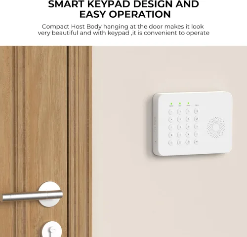 Vista 3 de PGST - Sistema de alarma de seguridad para el hogar, sistemas inalámbricos de seguridad para el hogar con sensor de puerta expandible