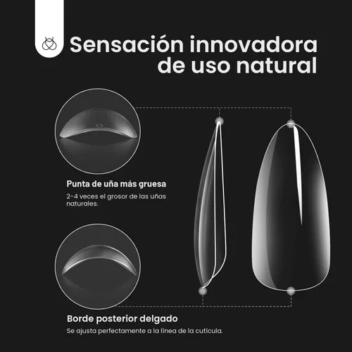 Vista 6 de Beetles - Kit de uñas de gel, puntas de uñas, juego de extensión de uñas
