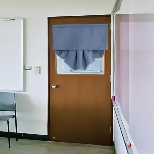 Vista 26 de RYB HOME Cortinas de oscurecimiento de habitación para puerta francesa, cortinas de ventana para puertas de vidrio, aislamiento térmico, cortina