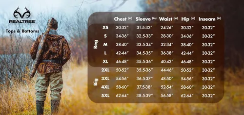 Vista 4 de Realtree Ropa interior térmica de manga larga de poliéster para hombre Negro carbón