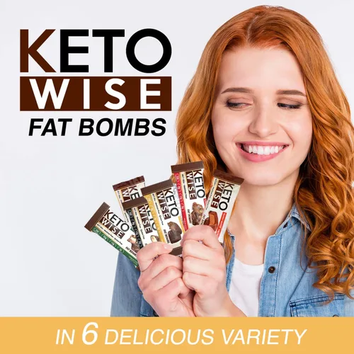 Vista 7 de Keto Wise Fat Bombs - Hecho con aceite MCT que contiene chocolate, bajo en grasa, bajo en carbohidratos y apto para dieta cetogénica, 0.28 oz