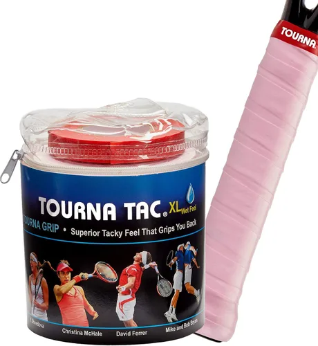Vista 4 de Tourna Paquete de 30 bolsas de viaje Tac Tacky Feel Tennis Grip