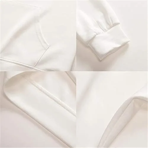 Vista 9 de JEOCODY Sudadera con capucha unisex para niños, lindo suéter de manga larga con bolsillo