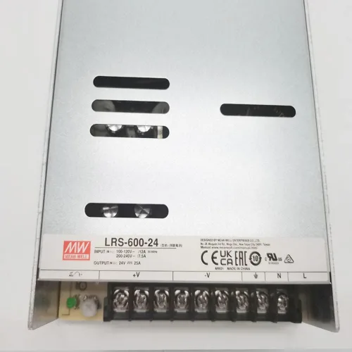 Vista 3 de Mean Well LRS-600-24 600W 24V 25A Fuente de alimentación conmutada