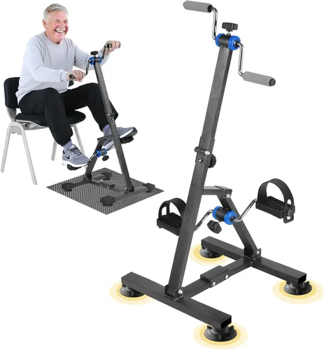 Vista 8 de Arm and Leg Exercise Pedal Machine for Seniors, Seated Rehabilitation Bike for Physical Therapy, Elderly Stroke Recovery & Mobility Training