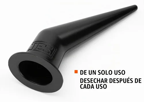Vista 5 de JES Boquilla angular para pistolas de calafateo a granel y salchichas, paquete de 5