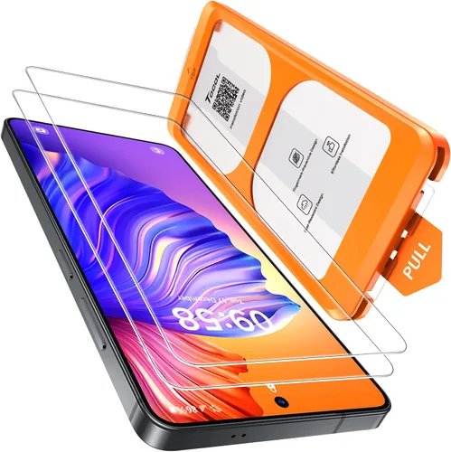 Vista 29 de TOCOL Protector de pantalla para iPhone X [grado militar inastillable] Protector de pantalla de vidrio templado HD de cobertura completa