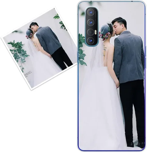 Vista 159 de Funda personalizada compatible con Oppo A1 Pro, fundas de teléfono personalizadas con imagen de foto, imagen de texto, cubierta transparente