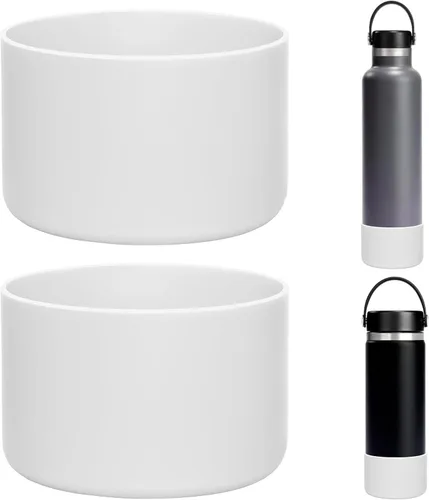 Vista 9 de Silicone Boot for Hydro Flask Wide Mouth 20 24oz, Standard Mouth 18 21 24oz Protective Bottom Sleeve for 24oz Travel, 12-20oz Bottle