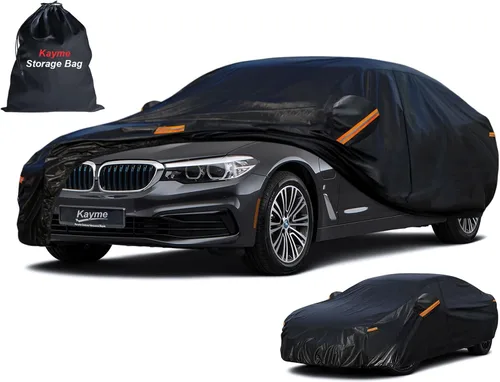 Vista 20 de Kayme Funda impermeable para automóvil deportivo para todo tipo de clima. Consulta la tabla de tallas del vehículo para un ajuste preciso. Cubierta