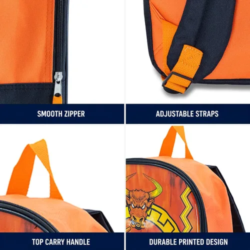 Vista 5 de Fast Forward Mochila Monster Jam - Mochila Monster Truck para niños El Toro Loco