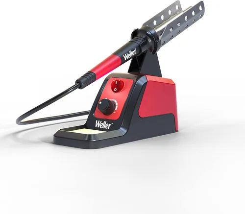 Vista 3 de Weller Estación de soldador de hierro con agarre de potencia de vataje variable de 20 a 80 vatios WLSK8012A