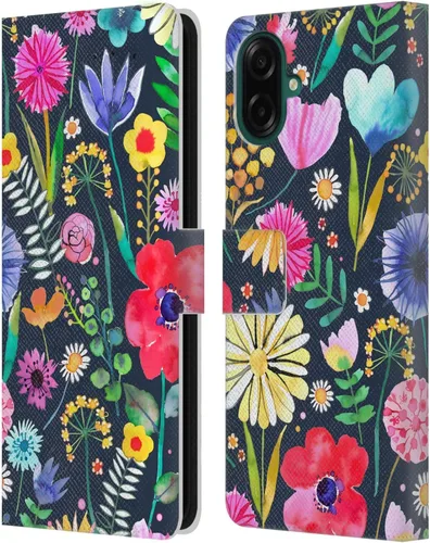 Vista 260 de Head Case Designs Officially Licensed Ninola Butterfly Nature Spring Floral Leather Wallet Case Compatible with Samsung Galaxy A07 4G