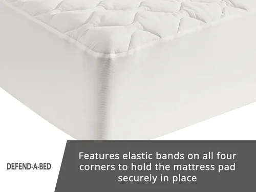 Vista 4 de Classic Brands: Defend-A-Bed protector acolchado e impermeable para colchón.