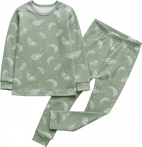 Vista 9 de Owlivia Conjunto de pijama para niños pequeños de 12 meses a 8 años Conejo A-gris