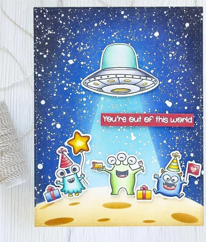 Vista 3 de Juegos de sellos y troqueles transparentes para tartas para hacer tarjetas, plantillas de corte para álbumes de recortes, álbum de fotos, papel