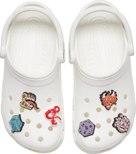 Vista 3 de Crocs Paquete unisex de Iconos Jibbitz para adultos Jibbitz para Crocs con dijes para zapatos mazmorras y dragones talla S de EE UU Calabozos