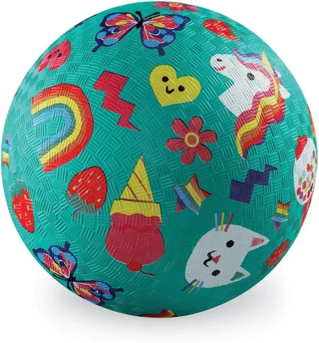 Vista 14 de Crocodile Creek Pelota de Patio de Juegos – Pelota de goma duradera para niños de 3 años en adelante – Pelota inflable que rebota para kickball