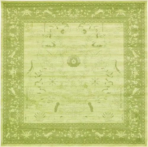 Vista 37 de Unique Loom La Jolla Collection - Alfombra de granja, contemporánea, botánica, tradicional, vintage