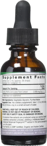 Vista 2 de Nature 's Respuesta alcohol-free suma Root, 1-Fluid onza