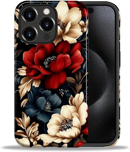 Vista 67 de ZHEGAILIAN Funda para iPhone 11, carcasa dura a prueba de golpes + silicona suave 2 en 1 híbrida, parachoques a prueba de caídas - Vidrio manchado