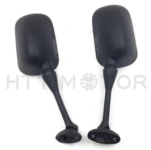 Vista 3 de MT064-BK - Espejos de repuesto OEM negros compatibles con Cbr 600Rr 2003-2012 Cbr1000Rr 2004-2007