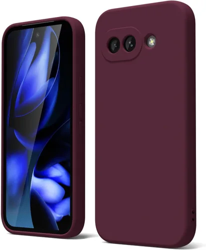 Vista 26 de oakxco para Google Pixel 6A Funda de teléfono de silicona líquida, diseño estético lindo y delgado para mujer y niña, cubierta de gel suave, lisa