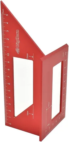 Vista 2 de Big Horn 14610 Aluminio sólido 45/90 grados de diseño de inglete calibre