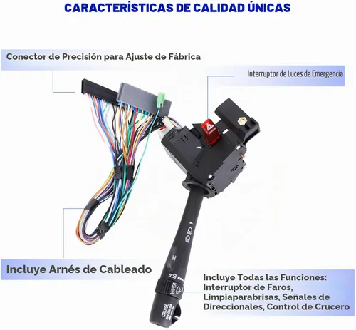 Vista 5 de 26100839 Interruptor de señal de giro para Chevy Silverado GMC Sierra 1999-2002