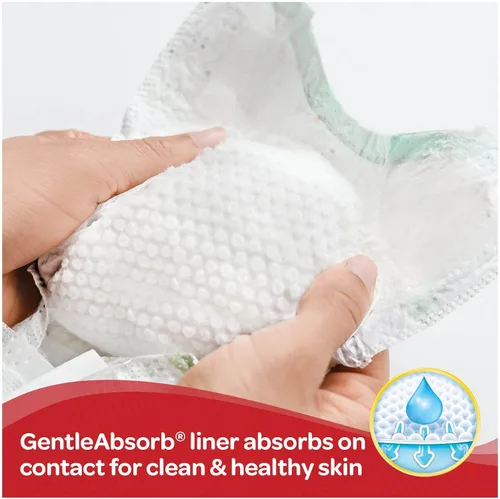 Vista 3 de Pañales Huggies Gentle Care para bebés prematuros, talla P, 30