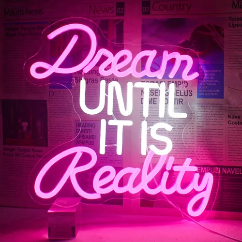 Vista 10 de Horseneon Letrero LED de neón con texto en inglés "Be You Tiful", rectangular, color rosa, 16.5 x 11.6 pulgadas, montaje en pared, tema de amor
