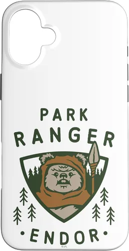 Vista 22 de Funda para iPhone 16 Star Wars Ewok Park Ranger Endor