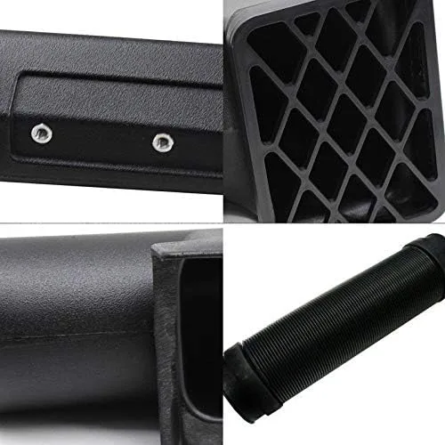 Vista 2 de Kit de esnórquel de admisión de aire frío negro para vehículo compatible con Jeep Cherokee XJ 1984-2001