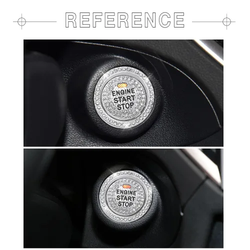 Vista 6 de 1797 Cubiertas de botón de arranque del motor para Subaru, accesorios Bling Forester Outback Impreza Legacy, calcomanía para interior de automóvil